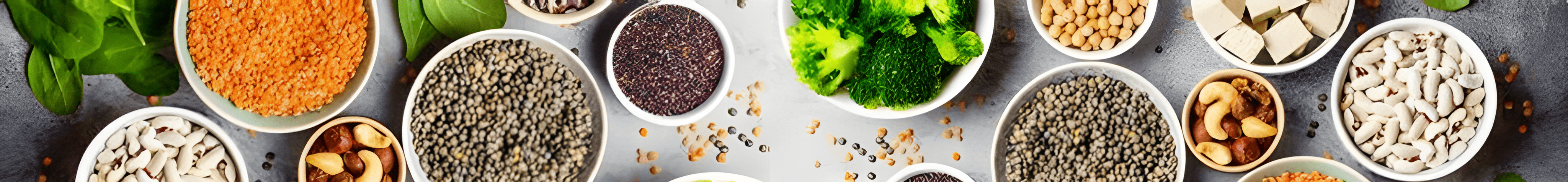 wide range of healthy food